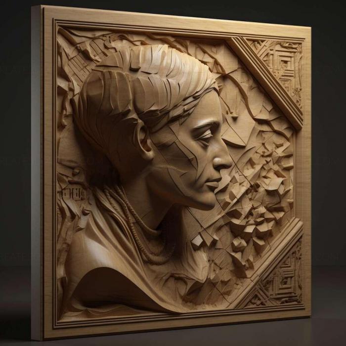 نموذج ثلاثي الأبعاد لآلة CNC 3D Art 